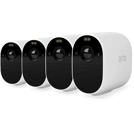 Arlo Essential Outdoor Security Camera (4 Camera Kit) (Base station not included) White