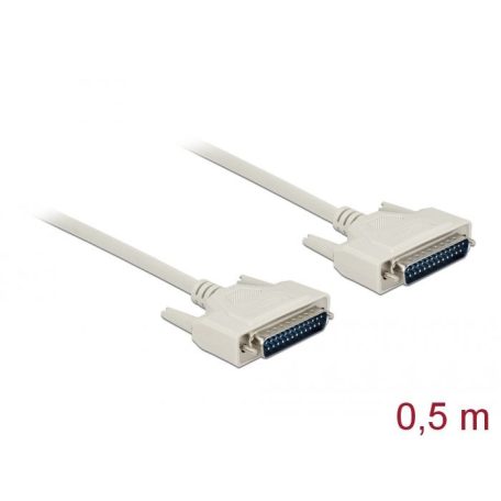 DeLock Serial Cable D-Sub 25 male to male 0.5m