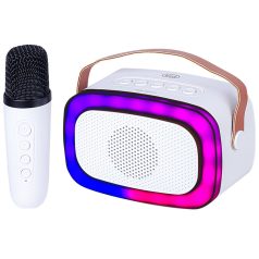   Trevi XR8A01 Mini Bluetooth Karaoke Party Speaker for Kids White