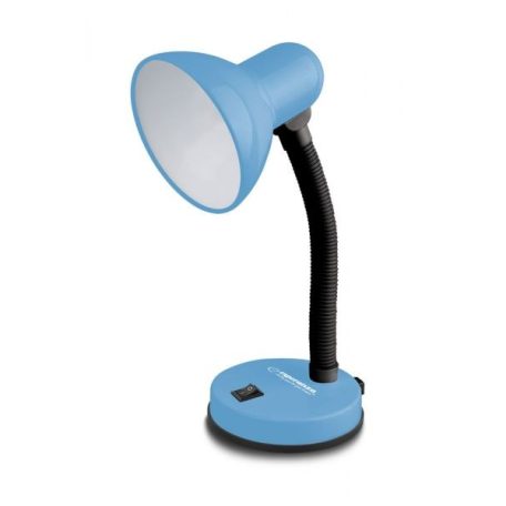 Esperanza Vega E27 Desk Lamp Blue