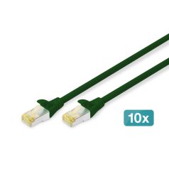 Digitus CAT6A S-FTP Patch Cable 1m Green (10db)