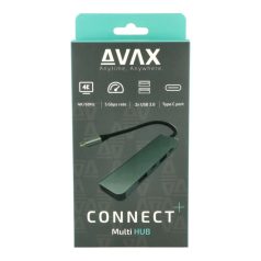 Avax HB611 CONNECT+ 5in1 Multi HUB Black