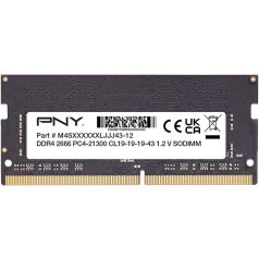 PNY 8GB DDR4 2666MHz SODIMM Black