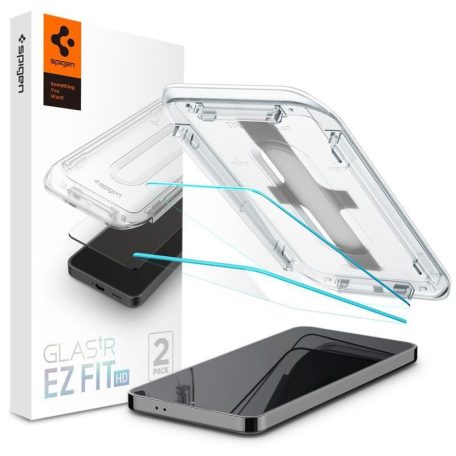 Spigen Glass tR EZ Fit HD Transparency 2 Pack for Samsung Galaxy S24