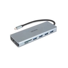   Dicota USB-C 13-in-1 Docking Station 4K HDMI/DP PD 100W Silver