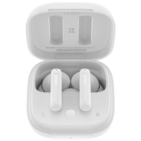 Boompods Bassline Hush Bluetooth Headset White