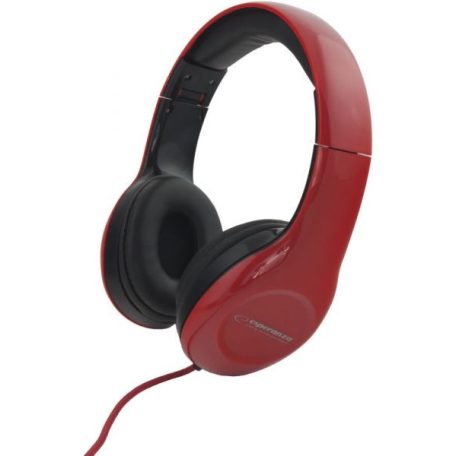 Esperanza Soul Stereo Audio Headphones Black/Red