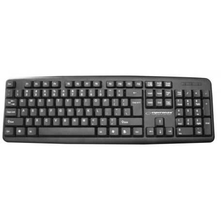 Esperanza Amarillo USB Keyboard Black UK