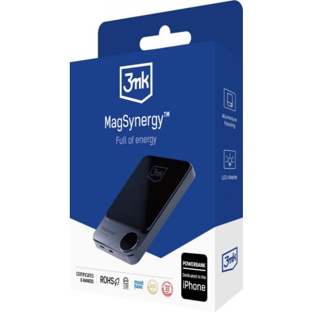 3mk MagSynergy 10000mAh Powerbank Black