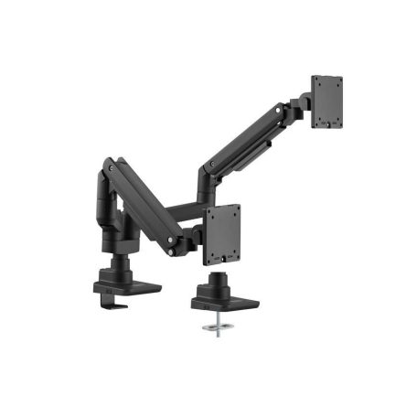 EQuip 17"-35" Heavy-Duty Dual Monitor Desk Mount Bracket Black