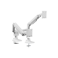   EQuip 17"-35" Heavy-Duty Dual Monitor Desk Mount Bracket White