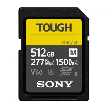 Sony 512GB SDXC Tough M UHS-II CL10 U3 V60