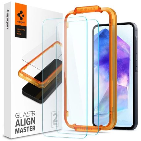 Spigen Glass tR AlignMaster Samsung Galaxy A55 2 Pack