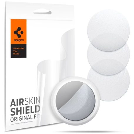 Spigen AirSkin Shield HD 4 Pack Apple AirTag Clear