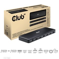   Club3D CSV-1582 Thunderbolt 4 Certified 12-in-1 Docking Station