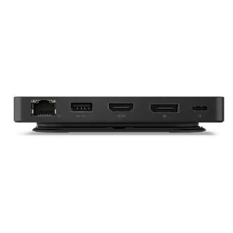 Lenovo USB-C Dual Display Travel Dock with Adapter Black