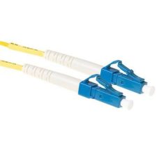   ACT LSZH Singlemode 9/125 OS2 fiber cable simplex with LC connectors 1,5m Yellow