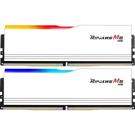 G.SKILL 32GB DDR5 5200MHz Kit(2x16GB) Ripjaws M5 RGB White