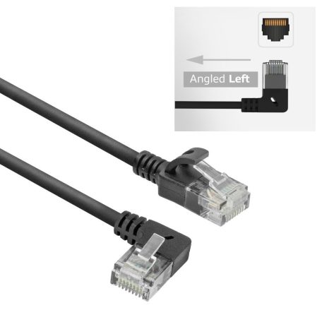 ACT CAT6A U-UTP Patch Cable 0,25m Black