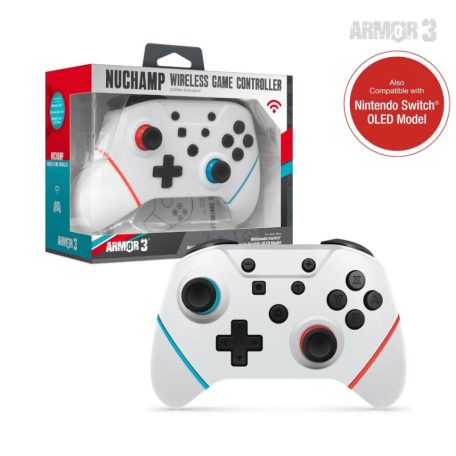 ARMOR3 NuChamp Nintendo Switch Gamepad White