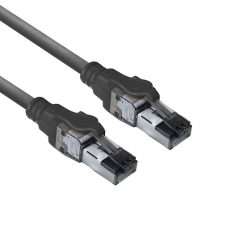 ACT CAT6A S-FTP Patch Cable 3m Black