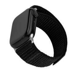   FIXED nylon sportos óraszíj Apple Watch Ultra 49mm-es okosórához, fekete FIXNST2-1029-BK