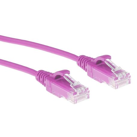 ACT CAT6A U-UTP Patch Cable 1m Pink