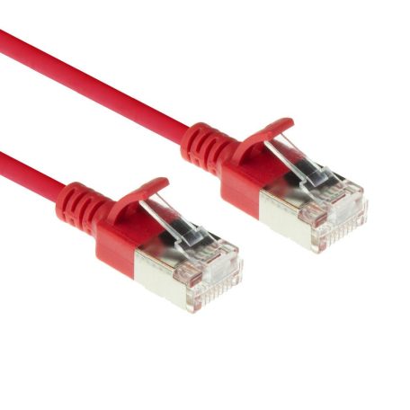 ACT CAT6A U-FTP Patch Cable 0,25m Red