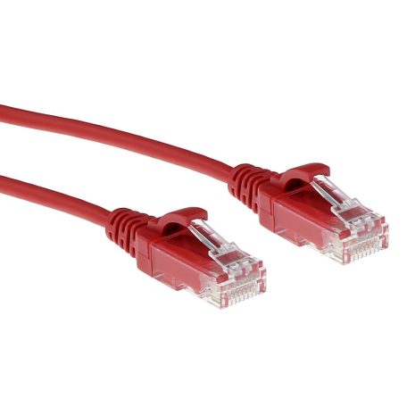 ACT CAT6A U-UTP Patch Cable 1m Red