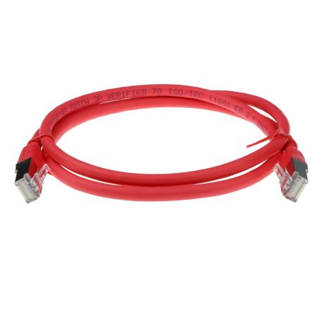 ACT CAT6A S-FTP Patch Cable 7m Red