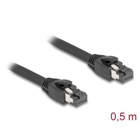 DeLock CAT8.1 S-FTP Patch Cable 0,5m Black