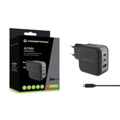 Conceptronic  3-Port 67W USB Charger Black