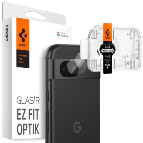 Spigen Glass tR EZ Fit Optik 2 Pack Google Pixel 8a Crystal Clear