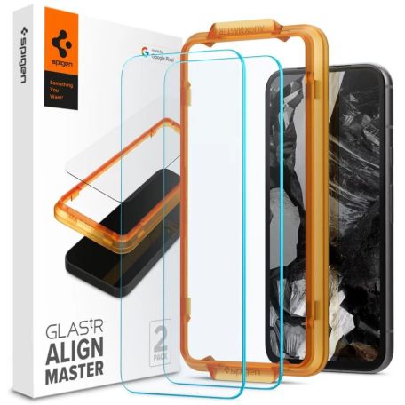 Spigen Glass tR AlignMaster for Google Pixel 8a 2 Pack