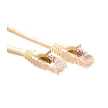 ACT CAT5E U-UTP Patch Cable 0,5m Ivory