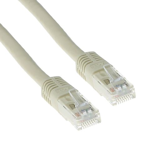 ACT CAT6 U-UTP Patch Cable 1m Ivory