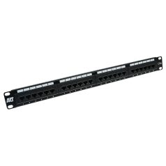 ACT 24-port Patch Panel 1U Black