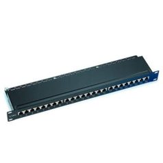 ACT 24-port Patch Panel 1U Black