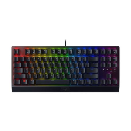 Razer BlackWidow V3 Tenkeyless Green Switch keyboard Black UK