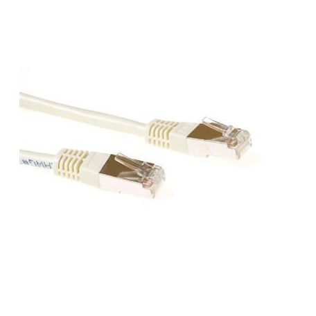 ACT CAT5e F-UTP Patch Cable 0,5m Ivory