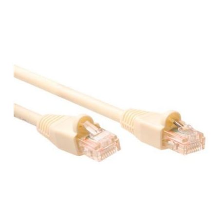 ACT CAT5e U-UTP Patch Cable 0,5m Ivory