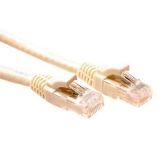 ACT CAT5e U-UTP Patch Cable 1,5m Ivory