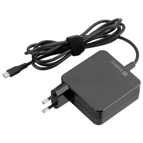 Sandberg USB-C AC Charger PD65W EU 2m Black