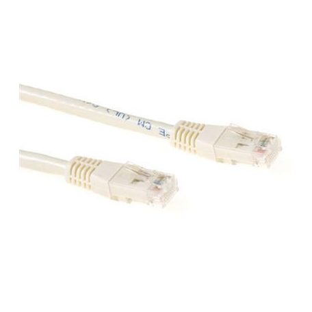 ACT CAT6 U-UTP Patch Cable 25m Ivory