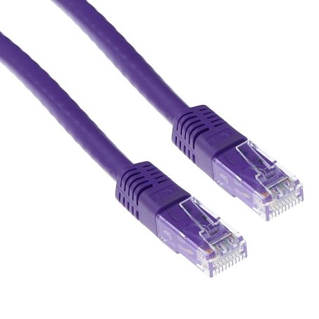 ACT CAT6A U-UTP Patch Cable 0,5m Purple