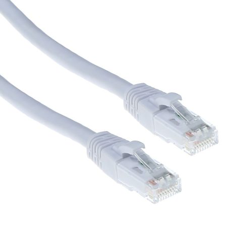 ACT CAT6A U-UTP Patch Cable 0,5m White