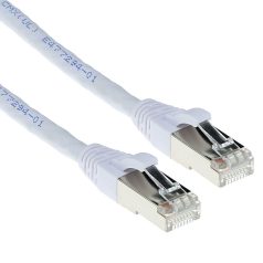 ACT CAT6A S-FTP Patch Cable 2m White