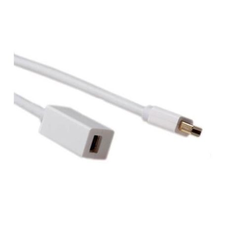 ACT Mini DisplayPort extension cable Mini DisplayPort male to female 3m White