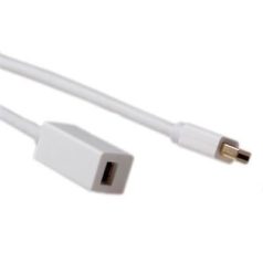   ACT Mini DisplayPort male to Mini DisplayPort female extension cable 1,5m White