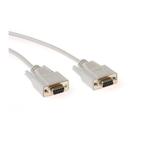 ACT Serial 1:1 connection cable 9 pin D-sub female to 9 pin D-sub female 3m White